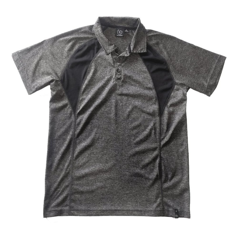 🌺 Burnside Heather Performance Polo Medium EUC